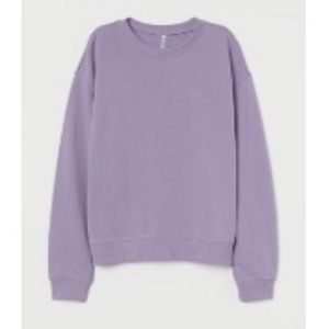 H&M purple sweatshirt (NWT)